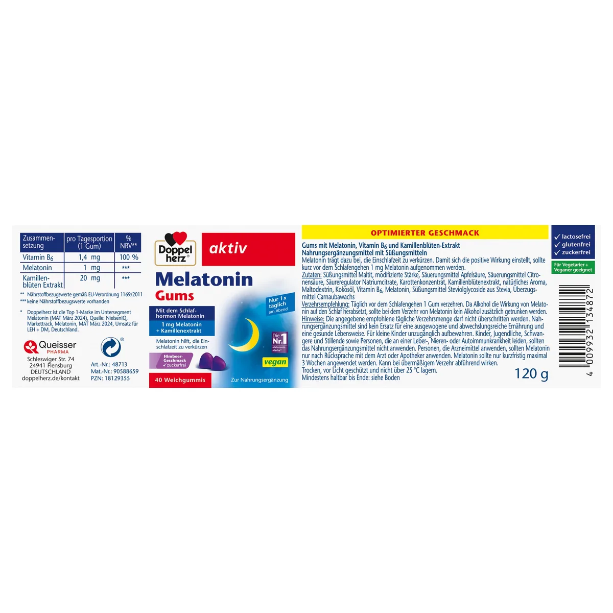Melatonin Gums (40 Gums) – Bild 2