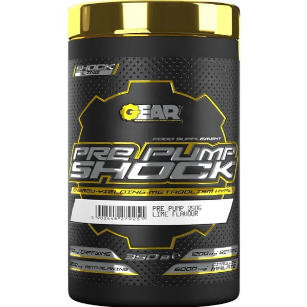 Gear Nutrition Pre Pump Shock, 350g