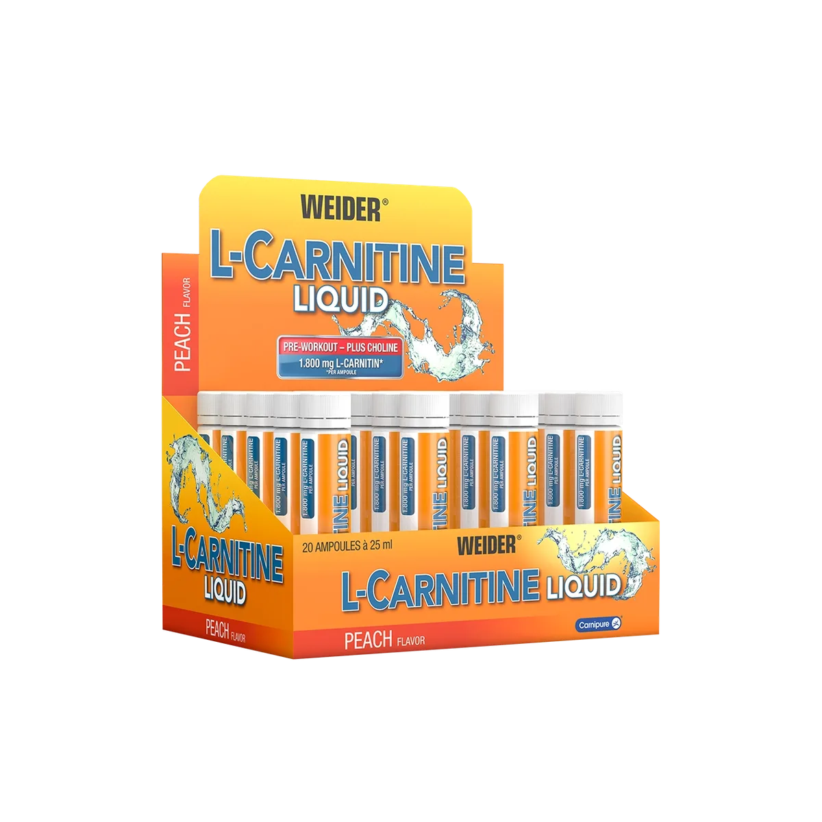 L-Carnitine Liquid Citrus / 20 x 25 ml – Bild 4