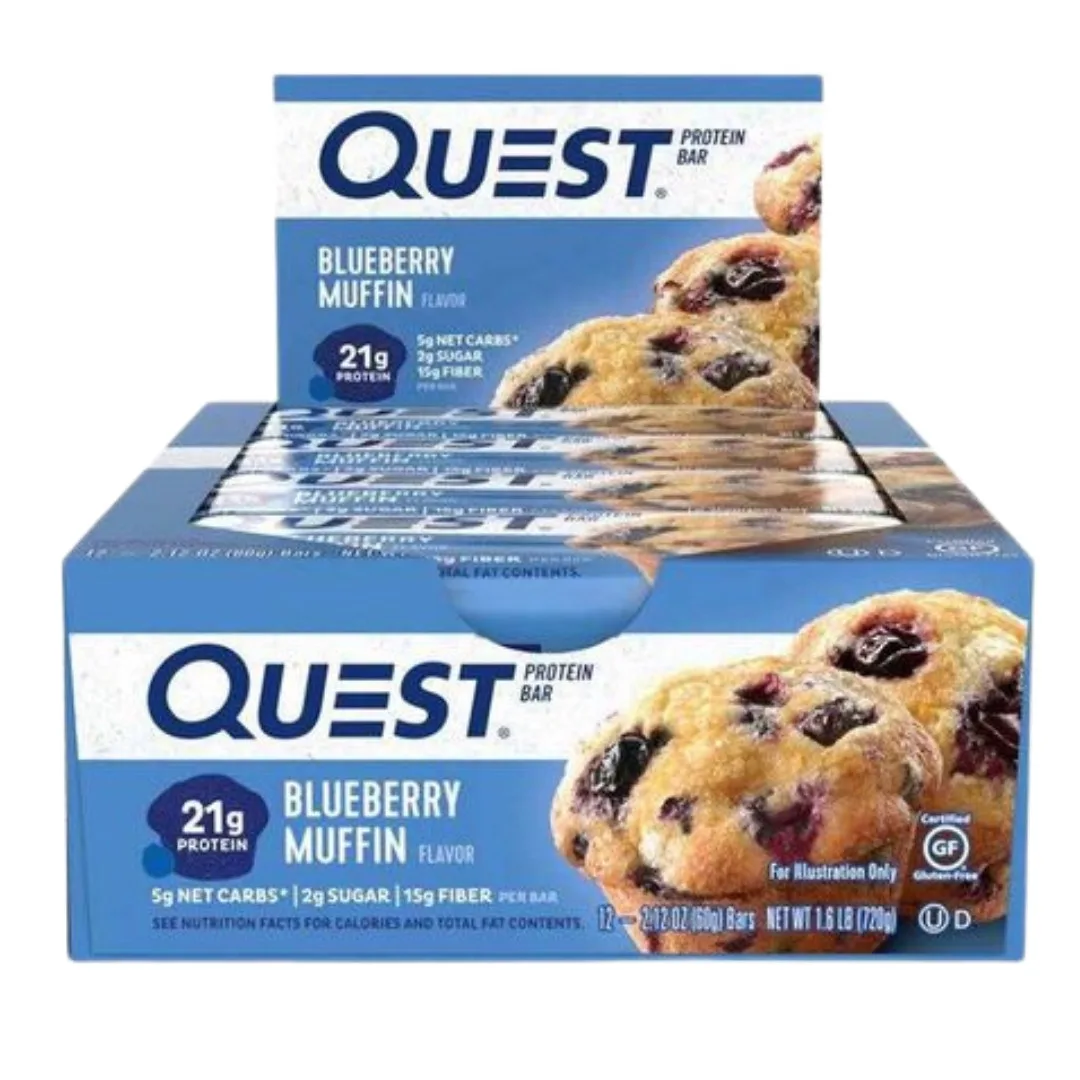 Quest Nutrition Quest Bars - 12x60g im Karton (MHD-Ware)