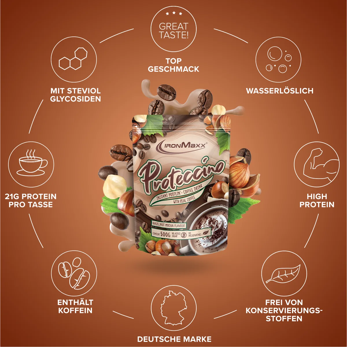 Proteccino (500g) - Pumpkin Spice Macchiato – Bild 7