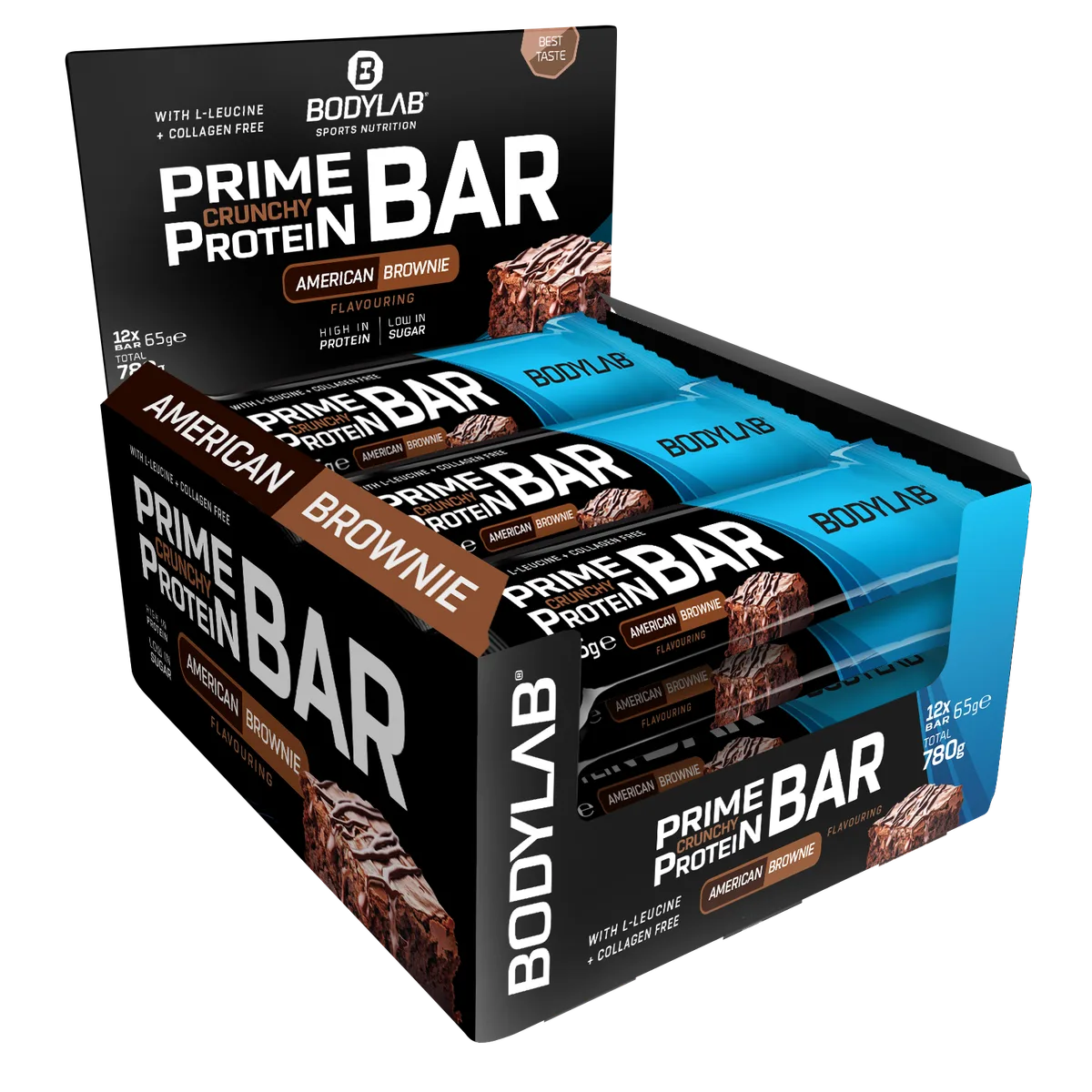 Prime Crunchy Protein Bar (12x65g-68g) Erdbeer Joghurt – Bild 5