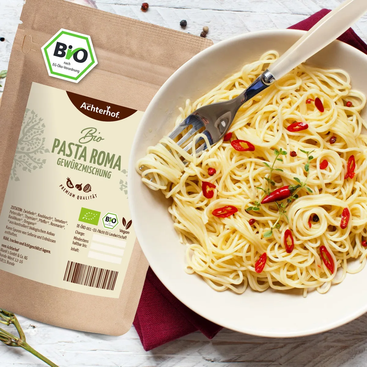 Pasta Roma Gewürzzubereitung Bio (100g) – Bild 3