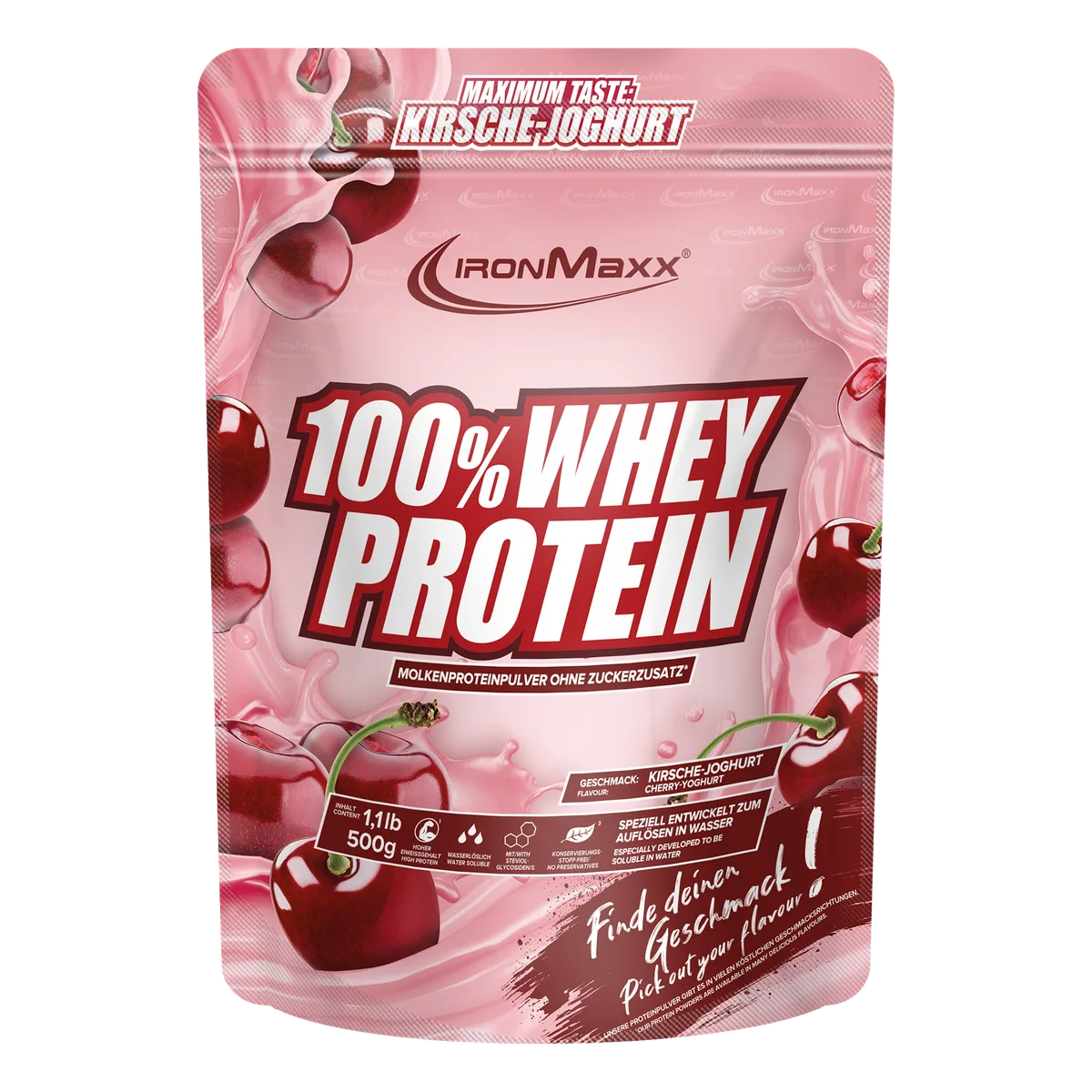 100% Whey Protein (500g) - Kirsche Yoghurt