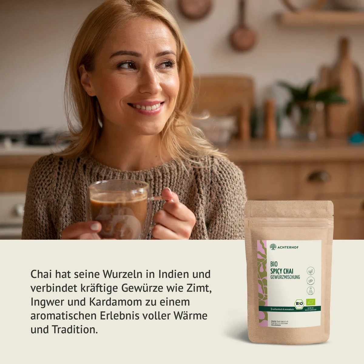 Bio Spicy Chai Gewürzmischung – zuckerfrei (250g) – Bild 5