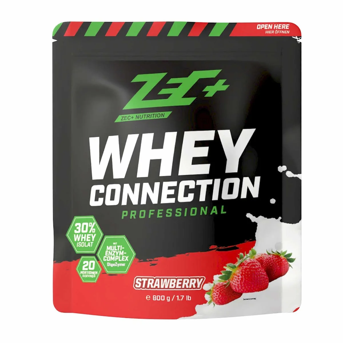ZEC+ WHEY CONNECTION PROFESSIONAL 800g 800g / Schoko-Erdnuss-Karamell – Bild 8