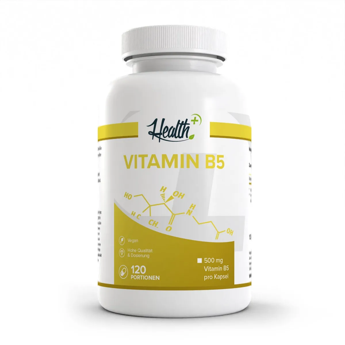 HEALTH+ VITAMIN B5, 120 Kapseln