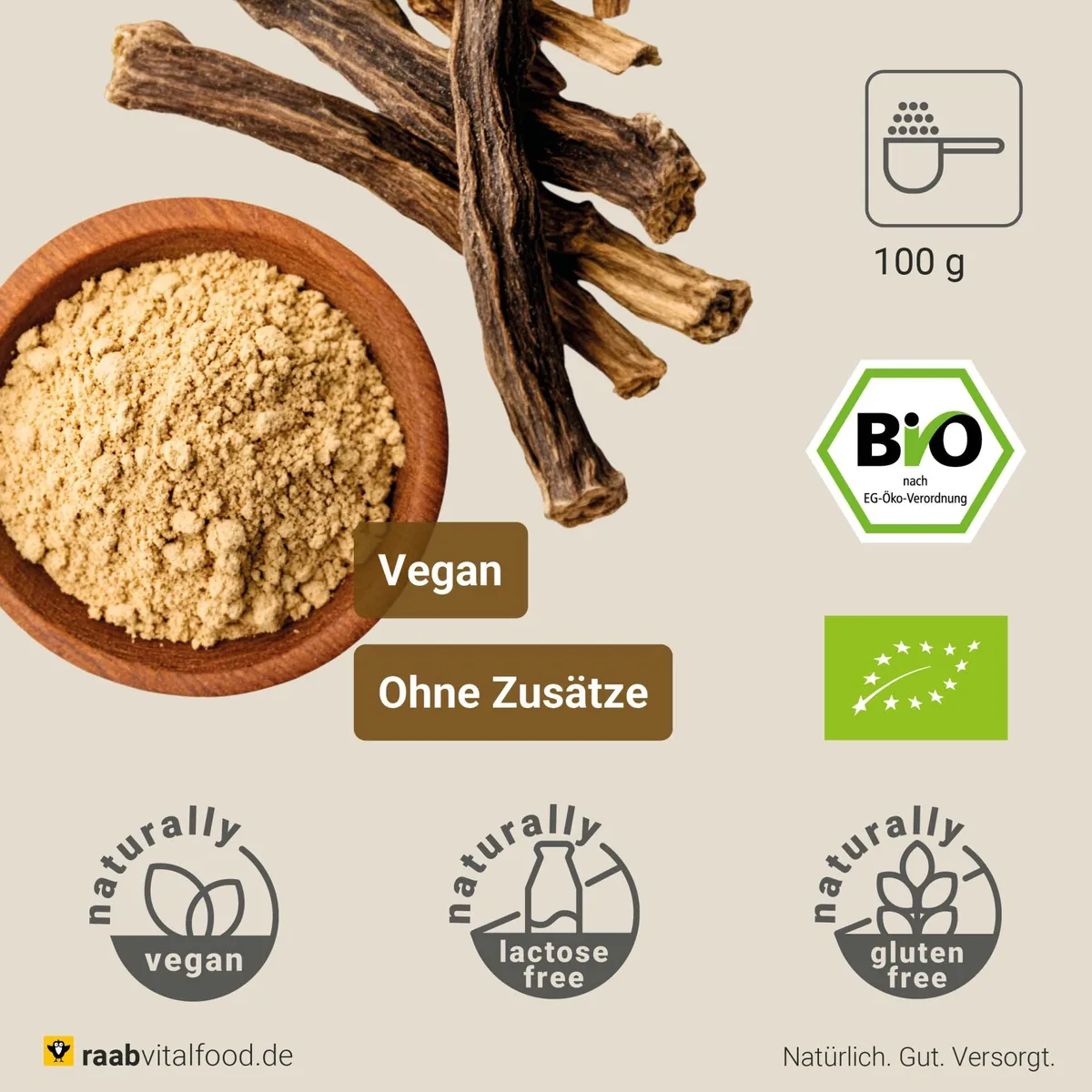 Bio Ashwagandha Pulver (100g) – Bild 4