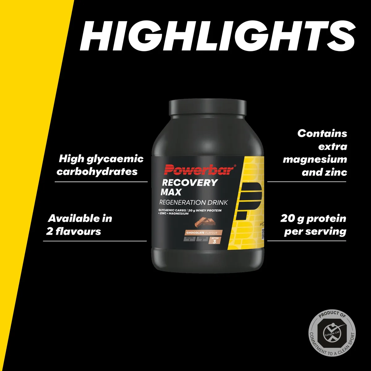 Recovery Max (1144g) Chocolate – Bild 2