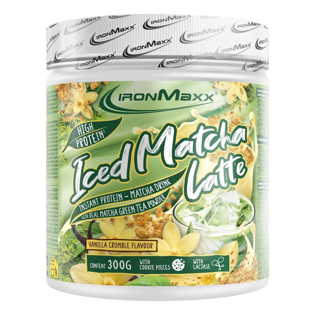 Iced Matcha Latte (300g) - Vanilla Crumble