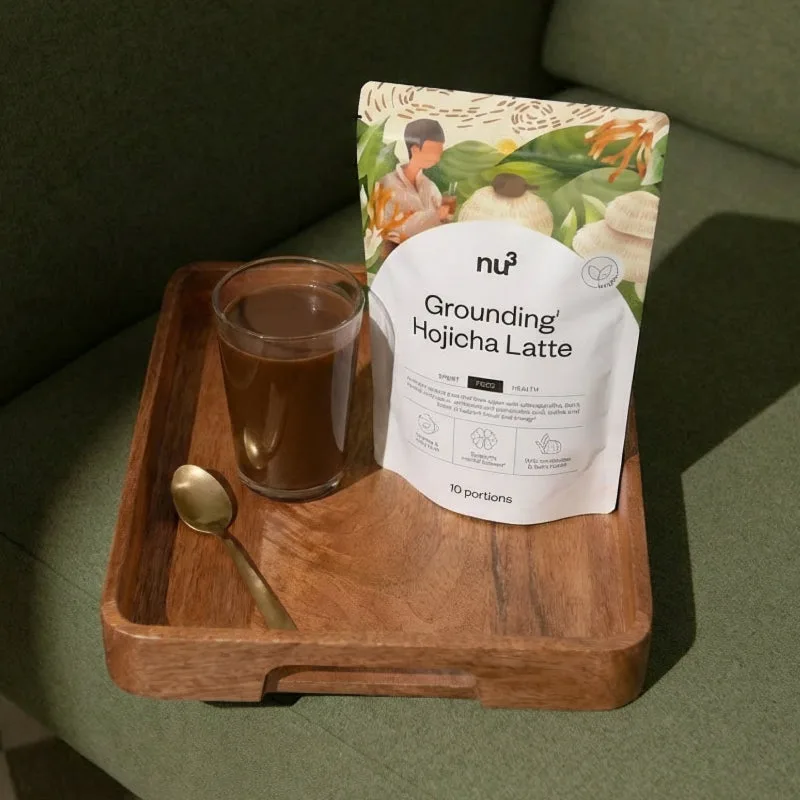 nu3 Grounding¹ Hojicha Latte Basic / 150 g – Bild 2