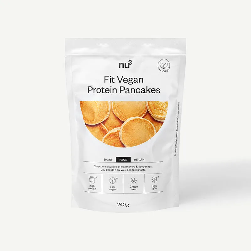 nu3 Fit Pancakes, Fertigmischung Unsweetened / 240 g – Bild 3