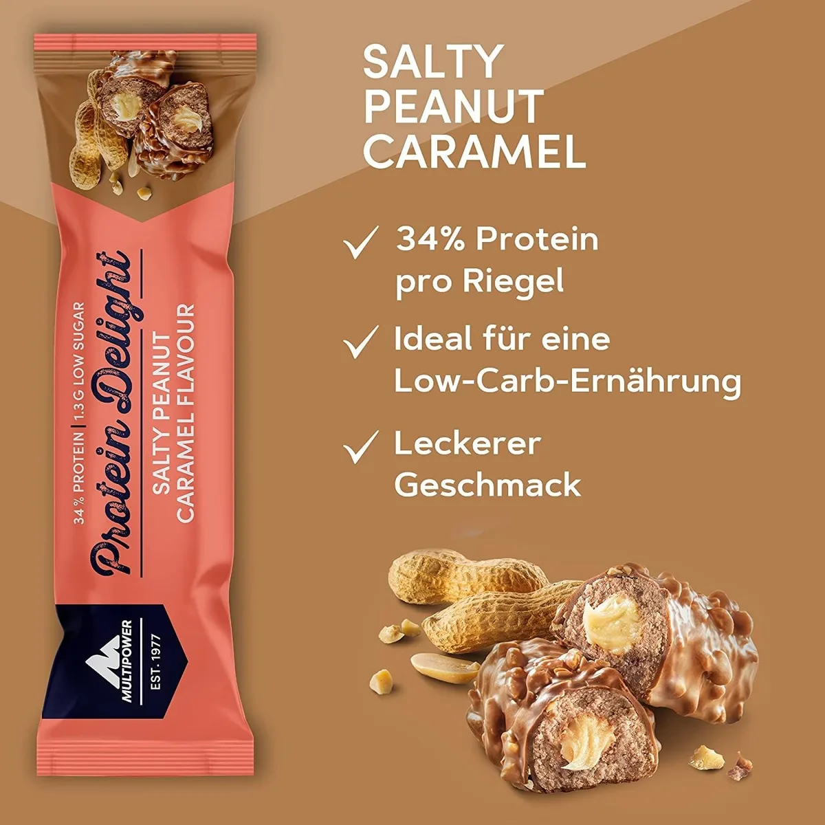 Protein Delight (18x35g) Dark Chocolate Mocha – Bild 2