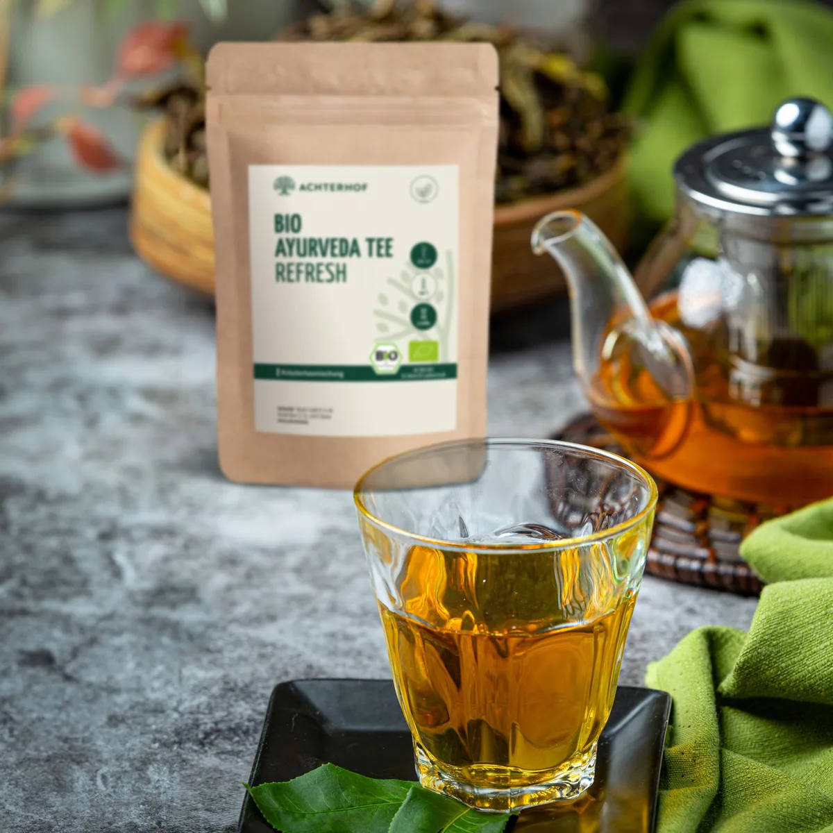 Bio Ayurveda Tee Refresh (250g) – Bild 2