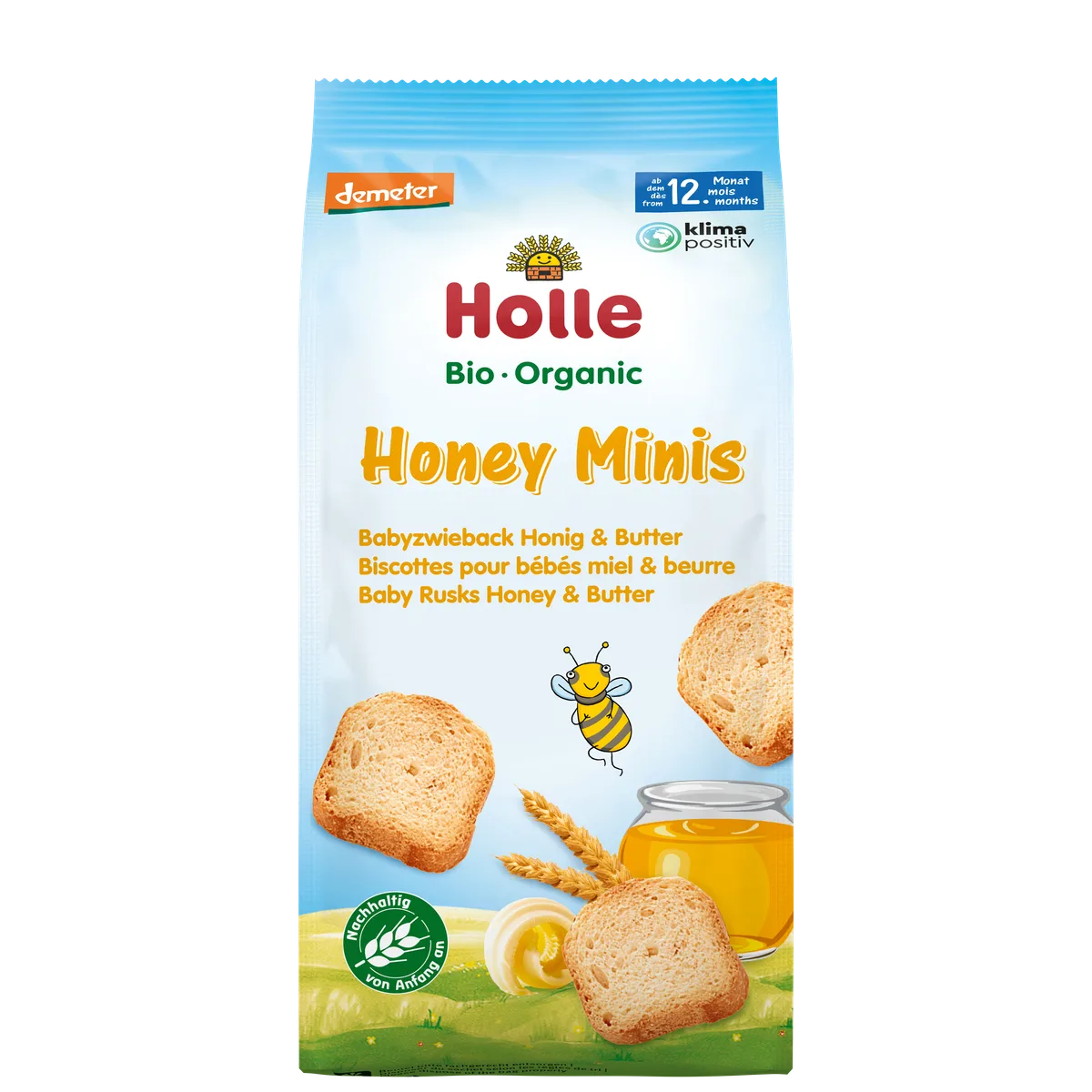 Bio-Honey Minis Babyzwieback Honig & Butter ab dem 12. Monat (100g)