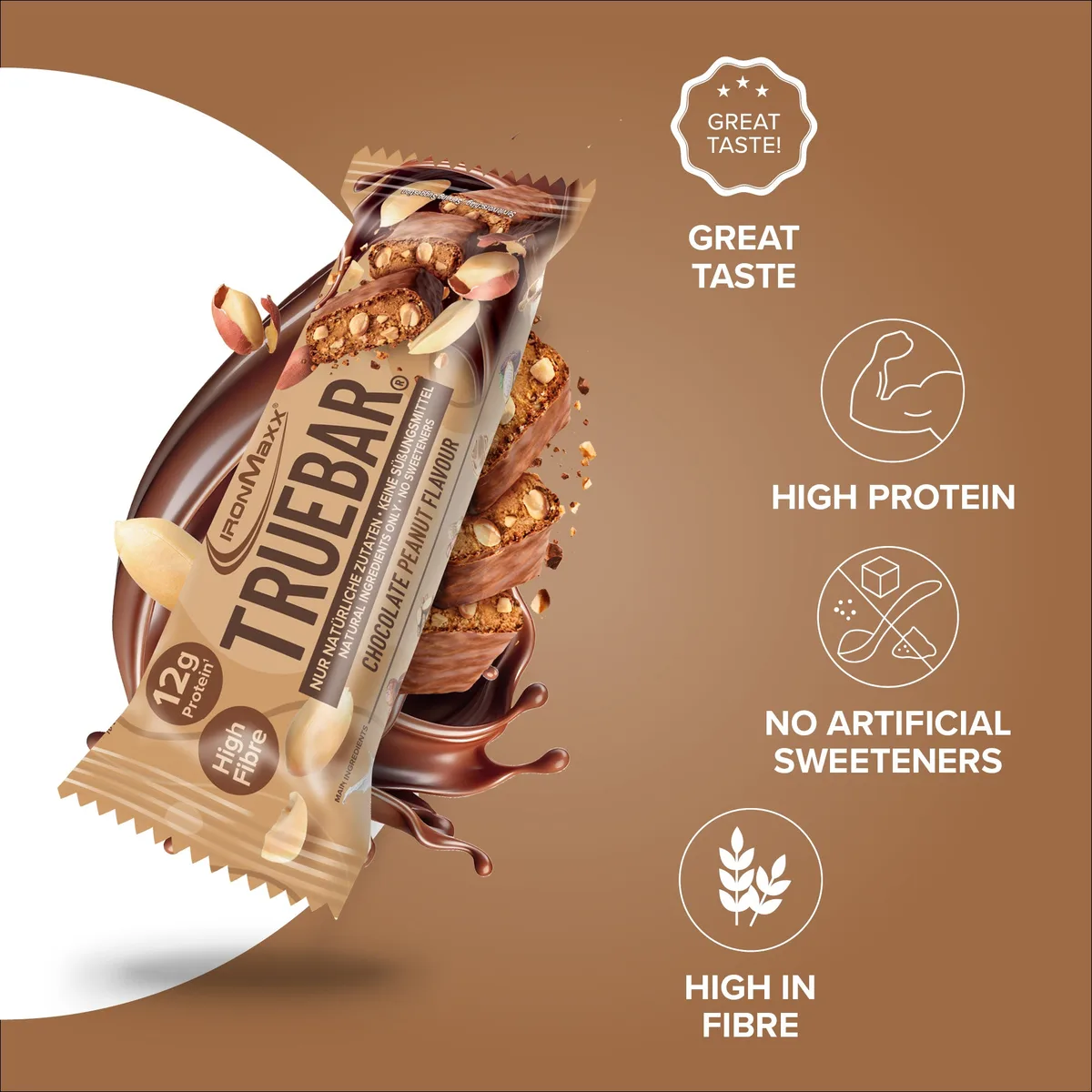 TrueBar® (45g) - Chocolate Peanut – Bild 7