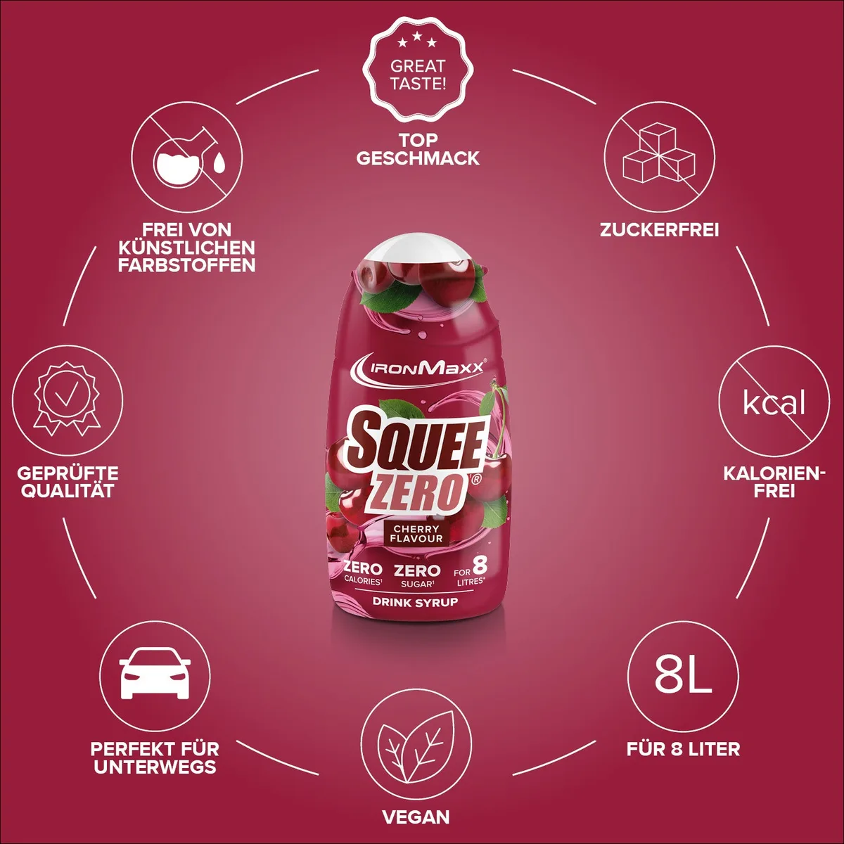 SqueeZero (65ml) - Cherry – Bild 5
