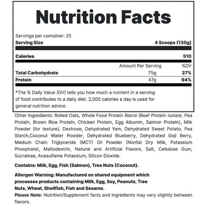 Redcon1 MRE Meal Replacement Vanilla Milkshake – Bild 6