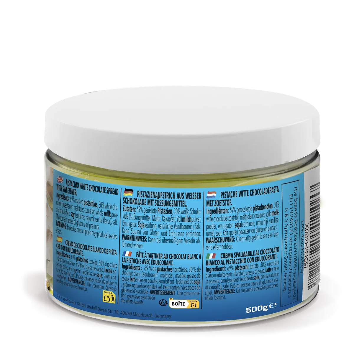 Pistachio White Chocolate Spread (500g) – Bild 4
