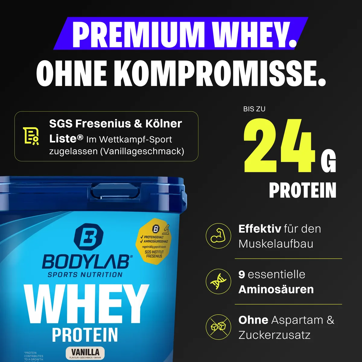 Doppelpack Whey Protein (2x1000g) – Bild 3