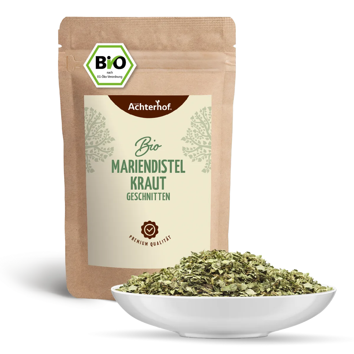 Mariendistelkraut geschnitten Bio (100g) – Bild 3