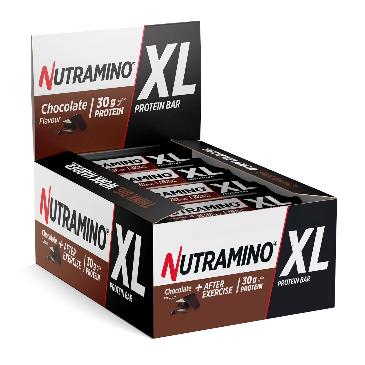Nutramino XL Protein Bar (16x74g) Double Chocolate
