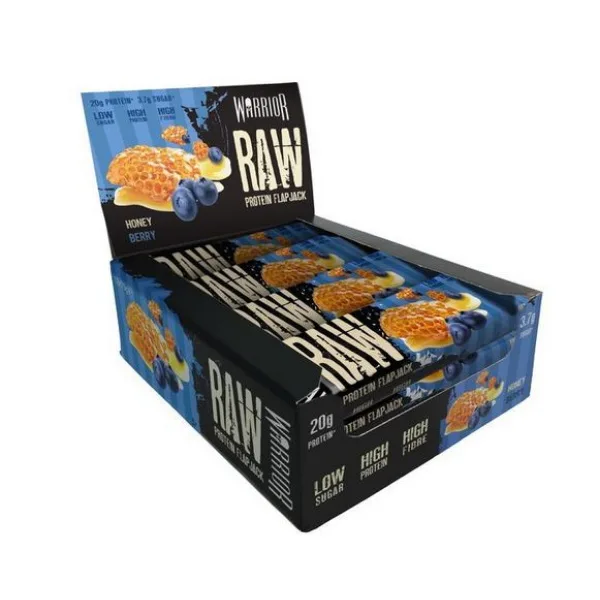 Warrior Raw Protein Flapjack, 12x75g im Karton