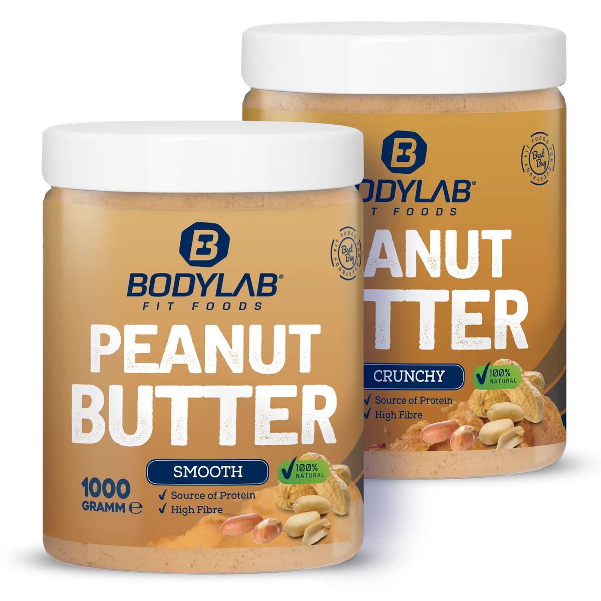 100% Peanut Butter (1000g) Smooth – Bild 4