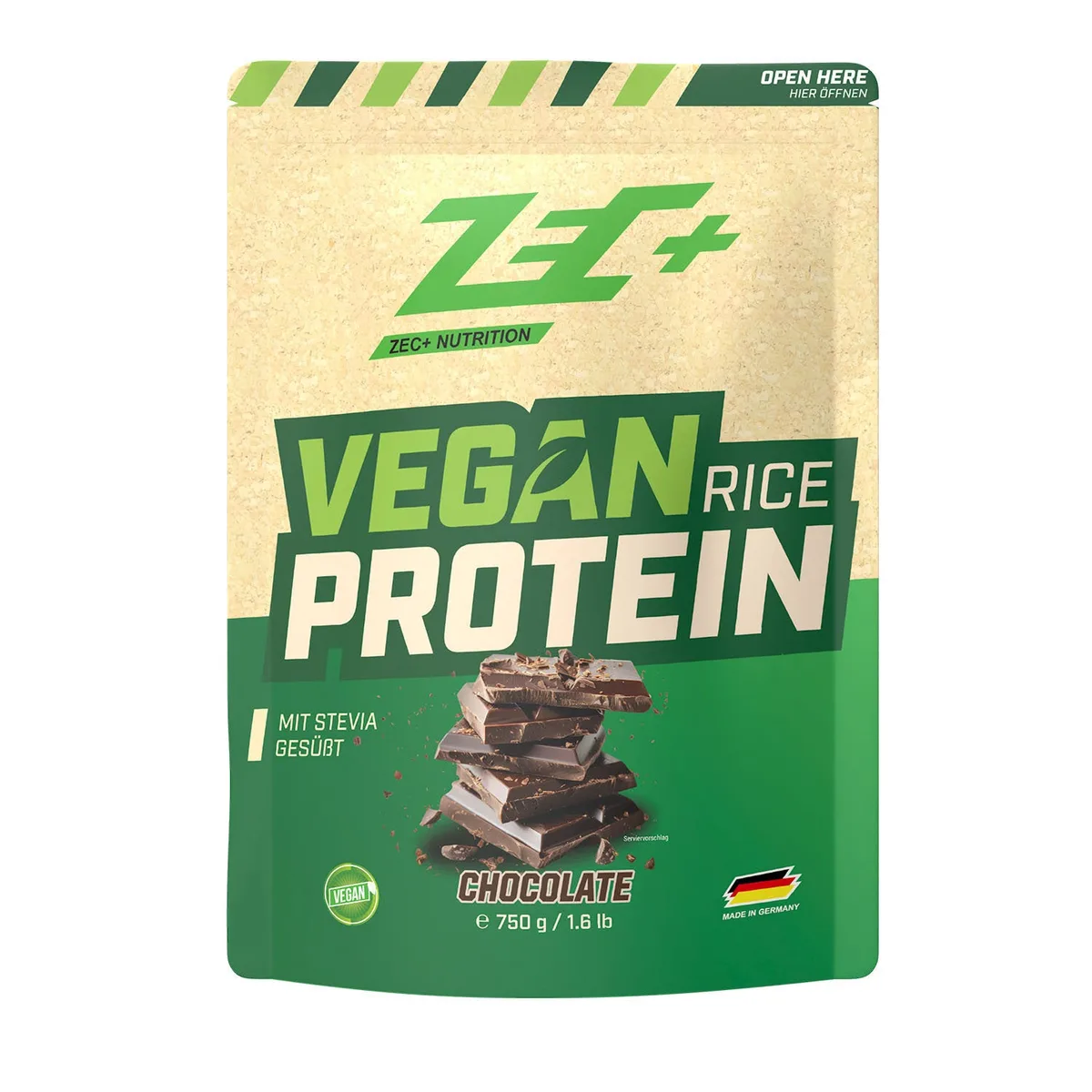 ZEC+ VEGAN RICE PROTEIN 750g Eiskaffee