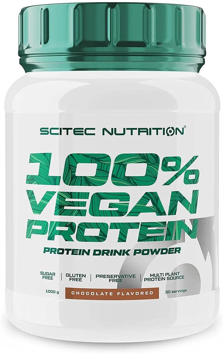 100% Vegan Protein (1000g) Haselnuss Walnuss – Bild 2