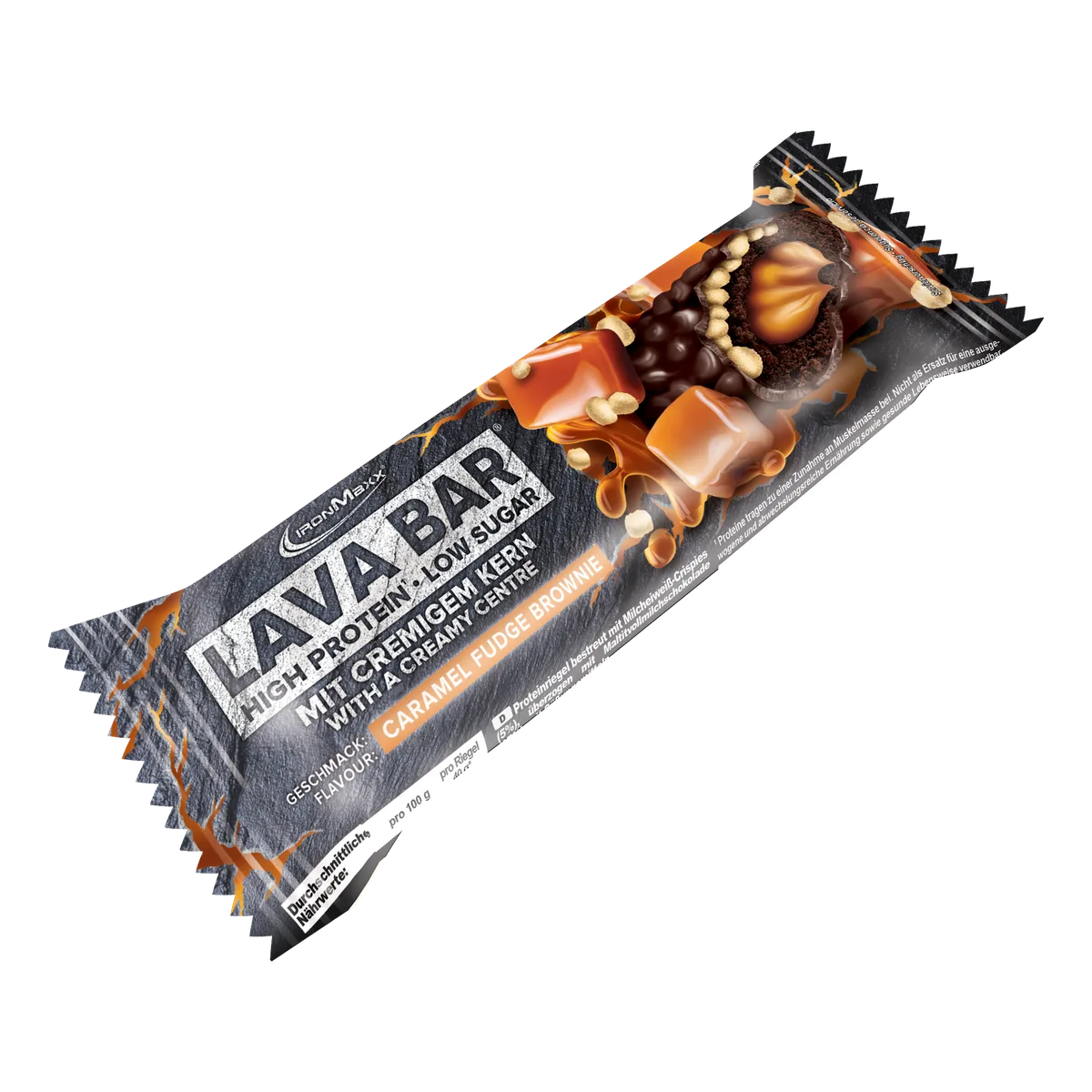 Lava Bar Protein Riegel (40g) - Caramel Fudge Brownie