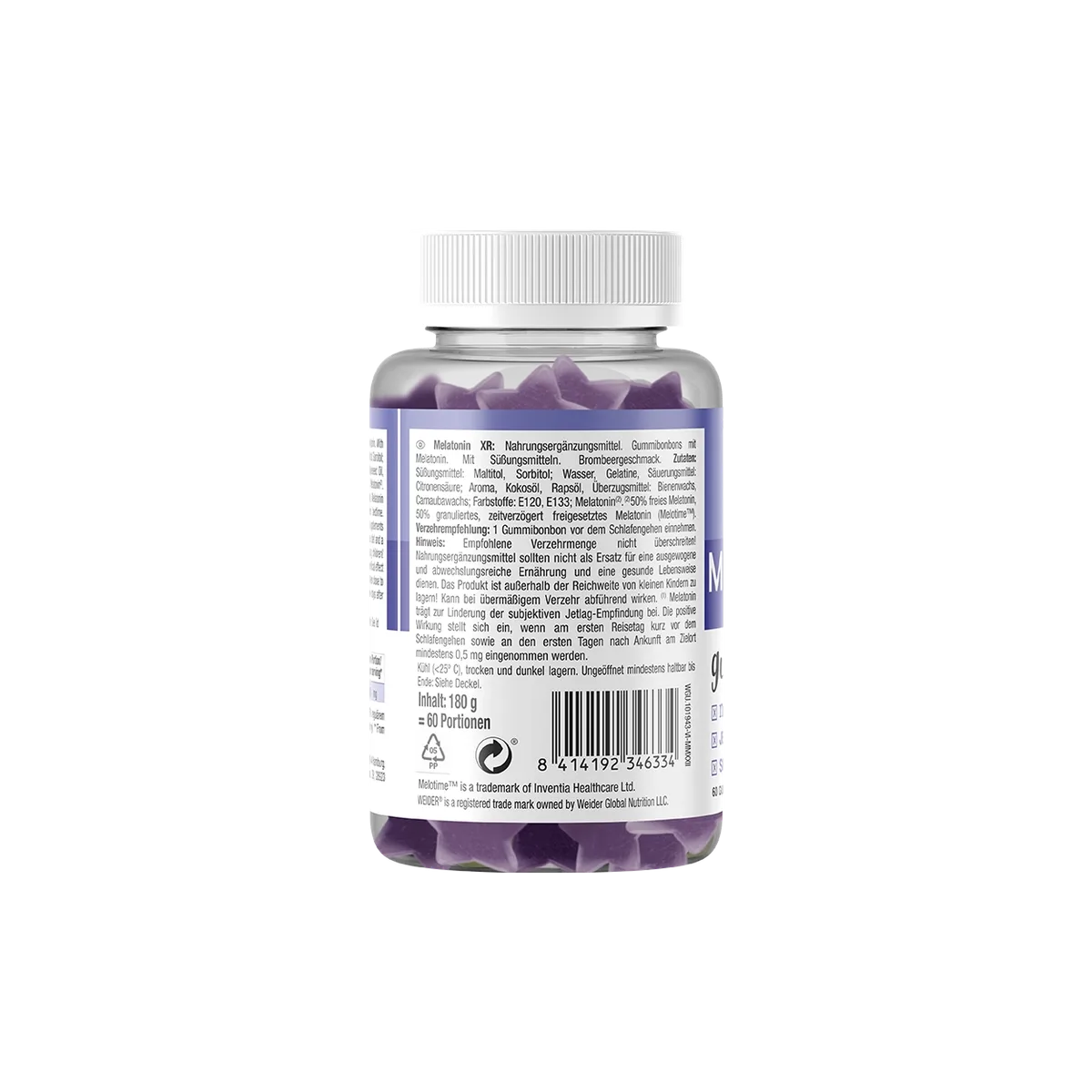 Melatonin XR Gummies Blackberry – Bild 4