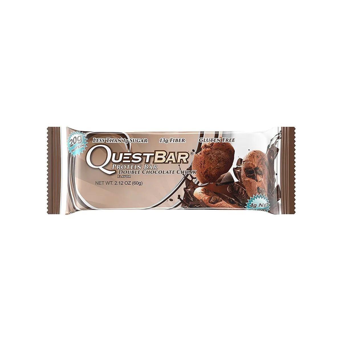 Quest Bar (12x60g) Double Chocolate Chunk – Bild 2