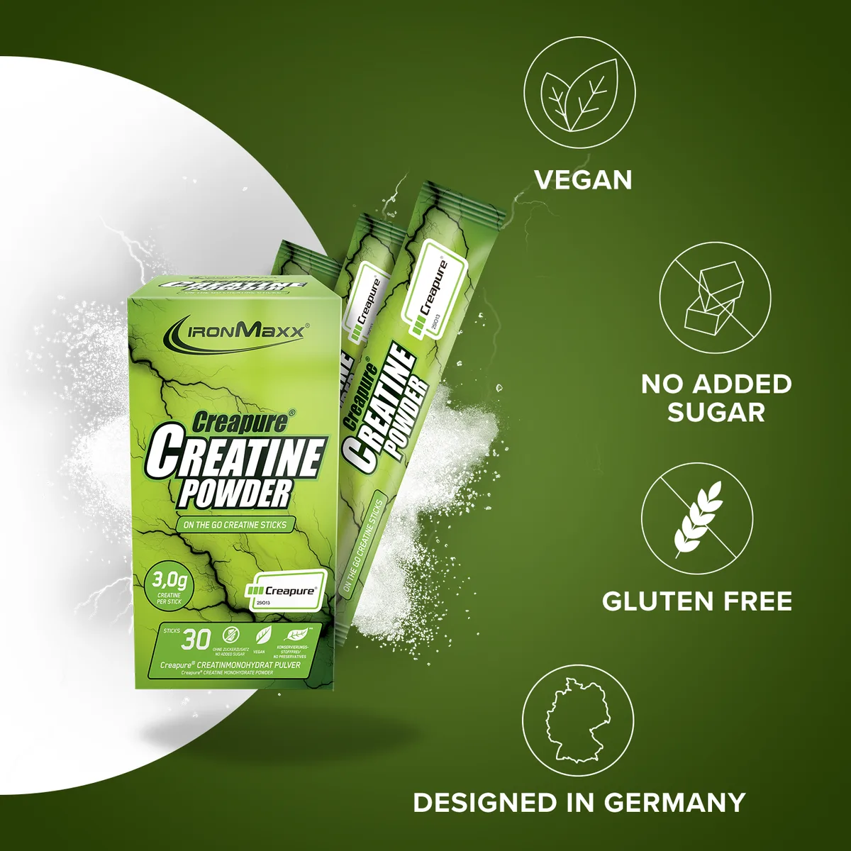 Creatine Creapure® Sticks (30x3,4g) – Bild 8