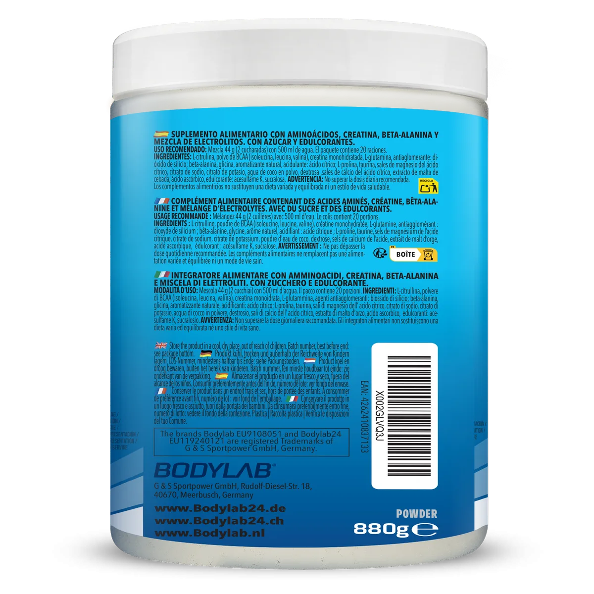 Daily Basic Powder Ice Tea Peach (880g) – Bild 3