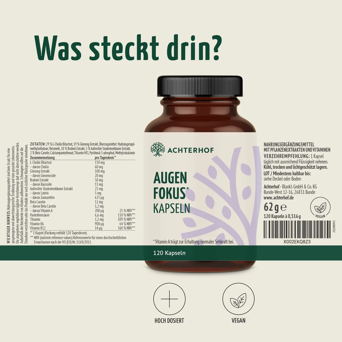 Augen Fokus Kapseln (120 Kapseln) – Bild 6