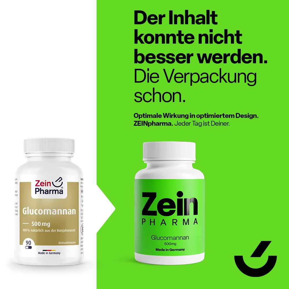 Glucomannan 500mg (90 Kapseln) – Bild 3