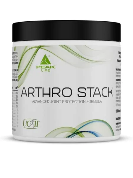 PEAK Arthro Stack - 120 Kapseln I 30 Portionen I mit Glucosaminsulfat, Chondroitinsulfat, Methyl-Sulfonyl-Methan, Methyl-Sulfonyl-Methan (MSM) und Kollagenpeptiden UC-II