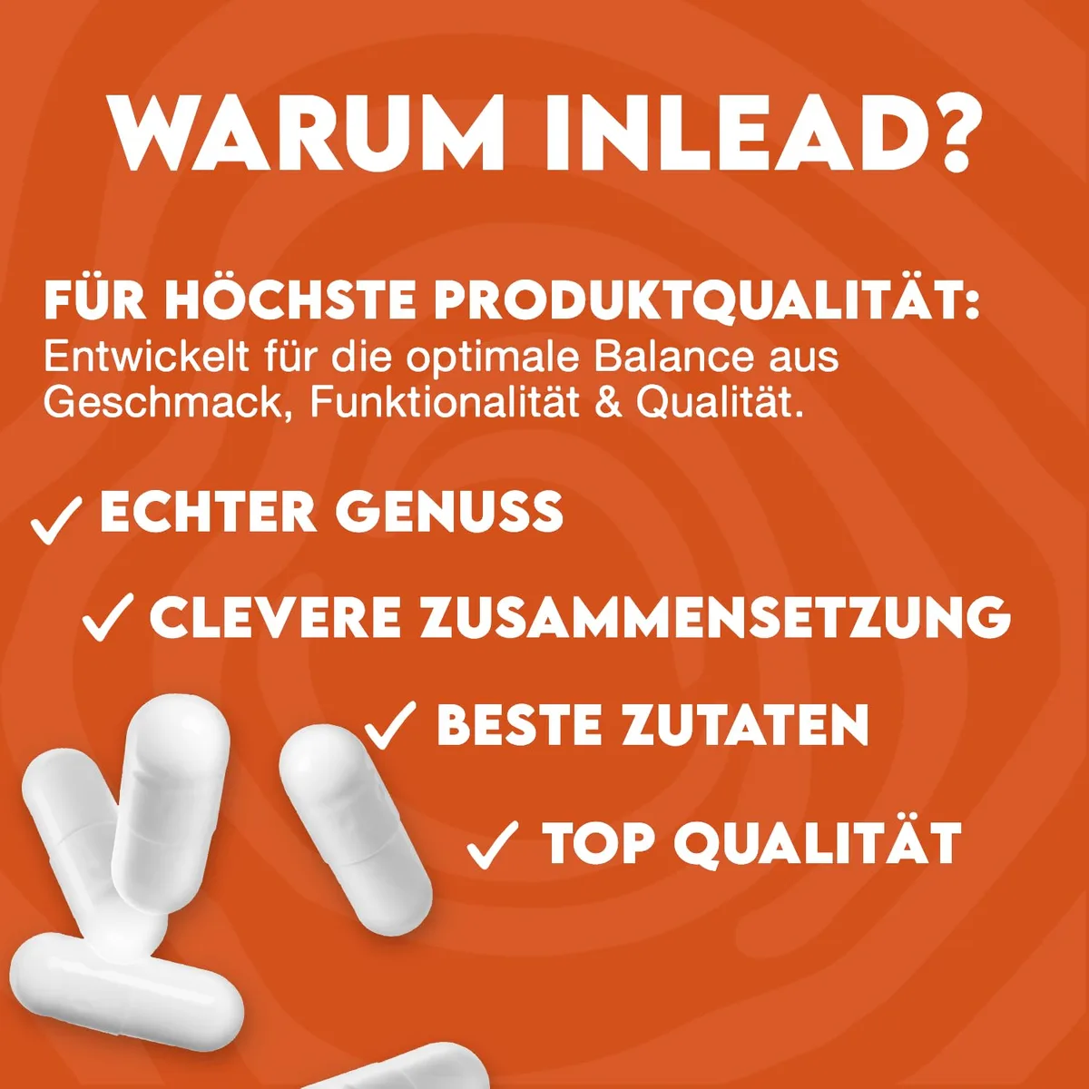 INLEAD - Vitamin Stack | Multivitamin-Kapseln für 4 Monate | Alle essentiellen Vitamine in nur 1 Kapsel täglich | Vitamine von A-Z | Mit Vitamin C, D3, K2, B12, Biotin & Folsäure - 120 Kapseln – Bild 5