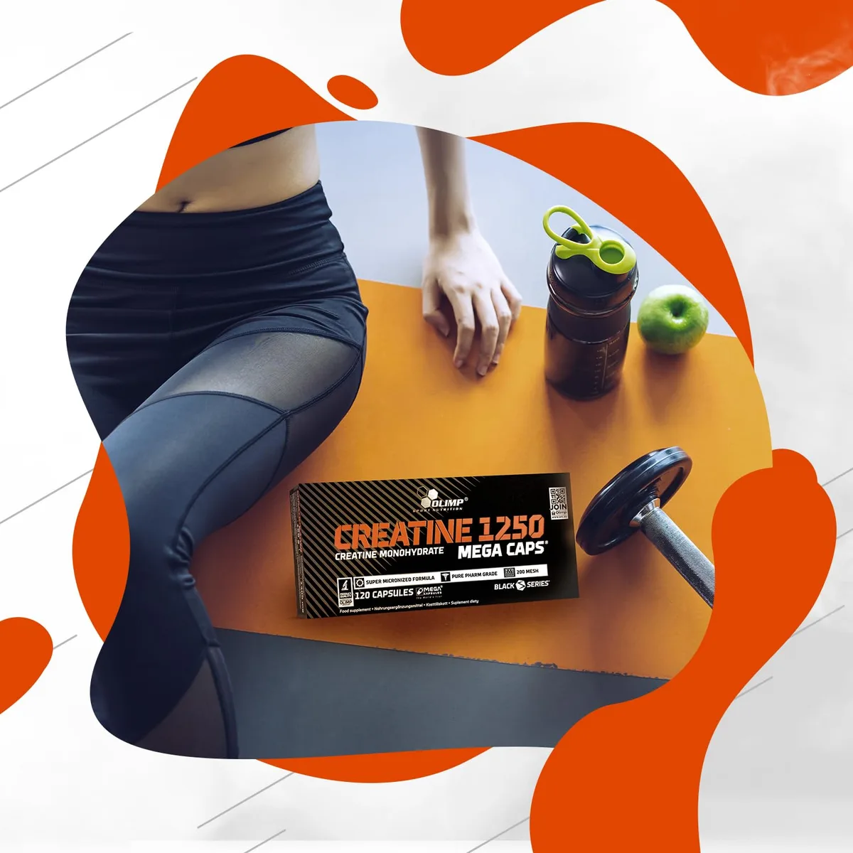 Olimp Creatine 1250 Mega Caps - 120 Kapseln – Bild 6