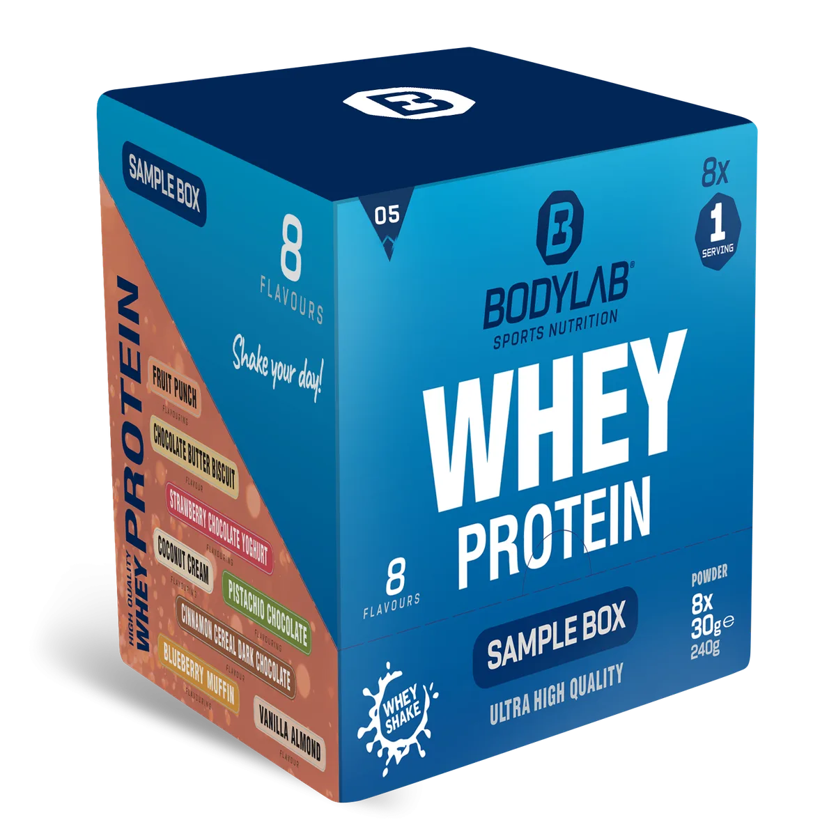 Whey Protein Probierboxen (8 Proben je 30g) Probierbox 4 (8x30g) – Bild 3