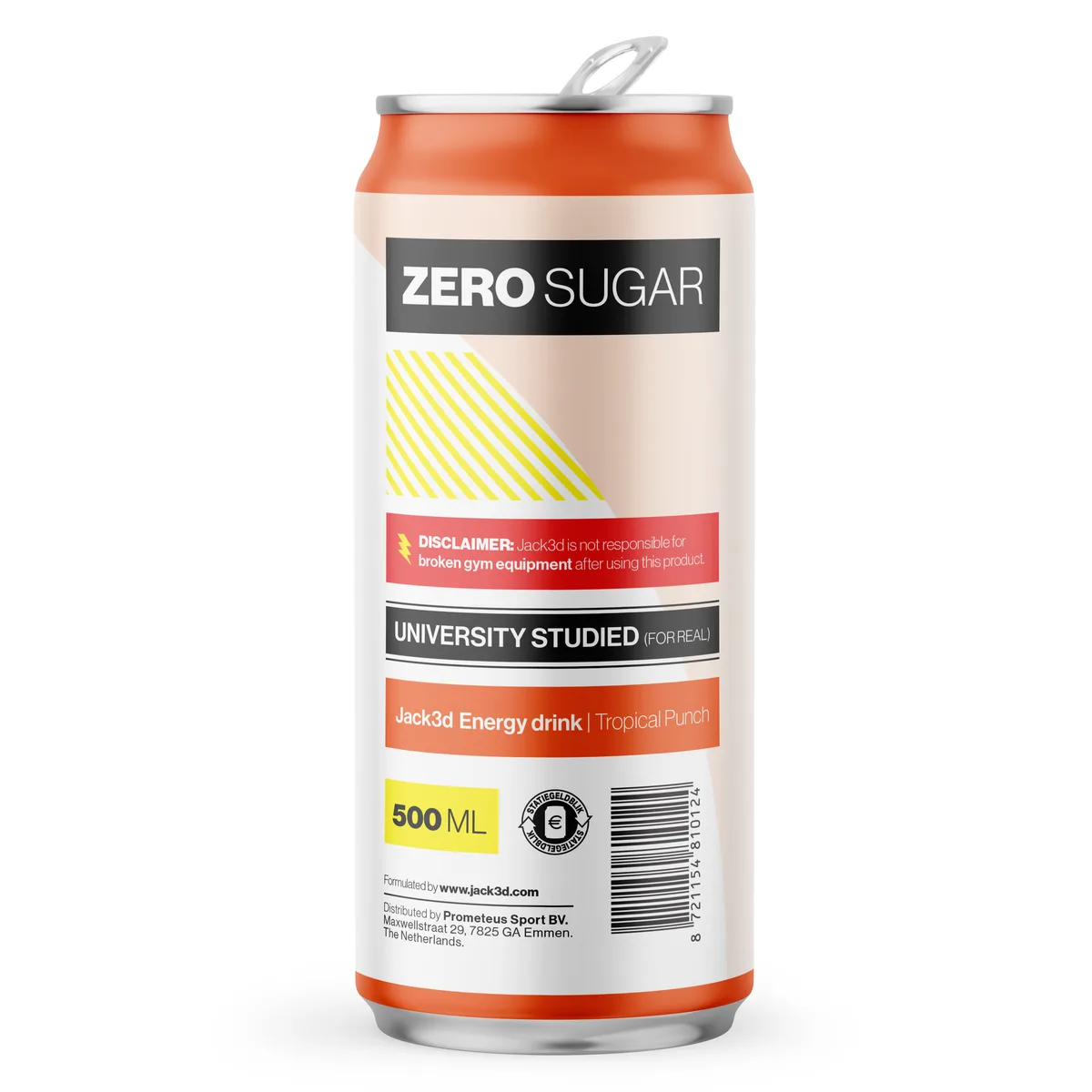 Jack3d Energy Drink Lemon Lime / 12x500ml