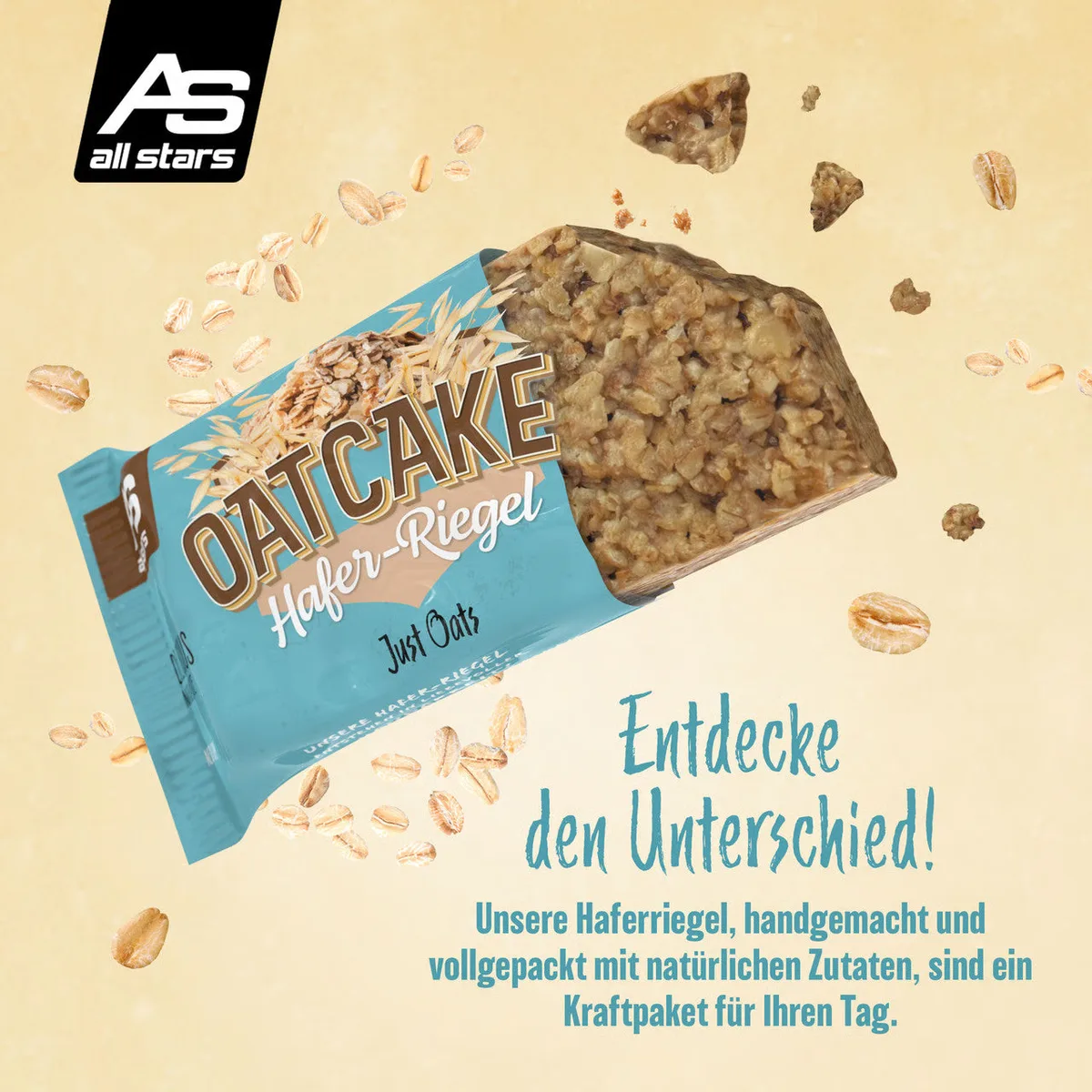 Oatcake (12x80g) Chocolate – Bild 2
