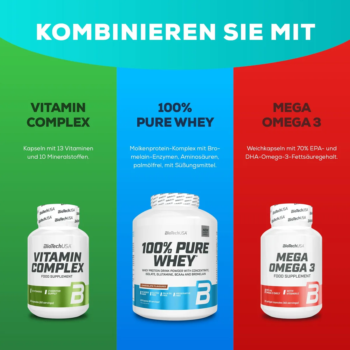 Biotech USA Magnesium - 120 Caps – Bild 7
