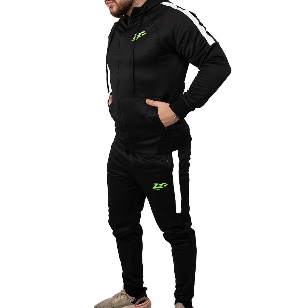 ZEC+ PASSION TRACKSUIT SCHWARZ 2XL / L – Bild 3