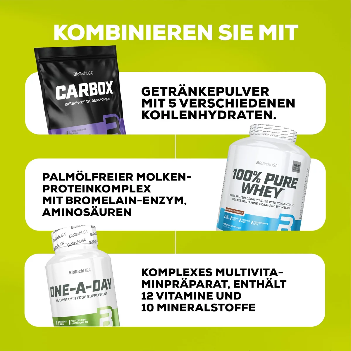 BioTechUSA 100% Creatine Monohydrate | Kreatin in pharmazeutischer Qualität | Mikronisiert | Vegan | Glutenfrei, 500 g Dose – Bild 6