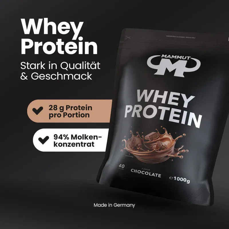 Mammut Whey Protein (1000g) Schokolade – Bild 5