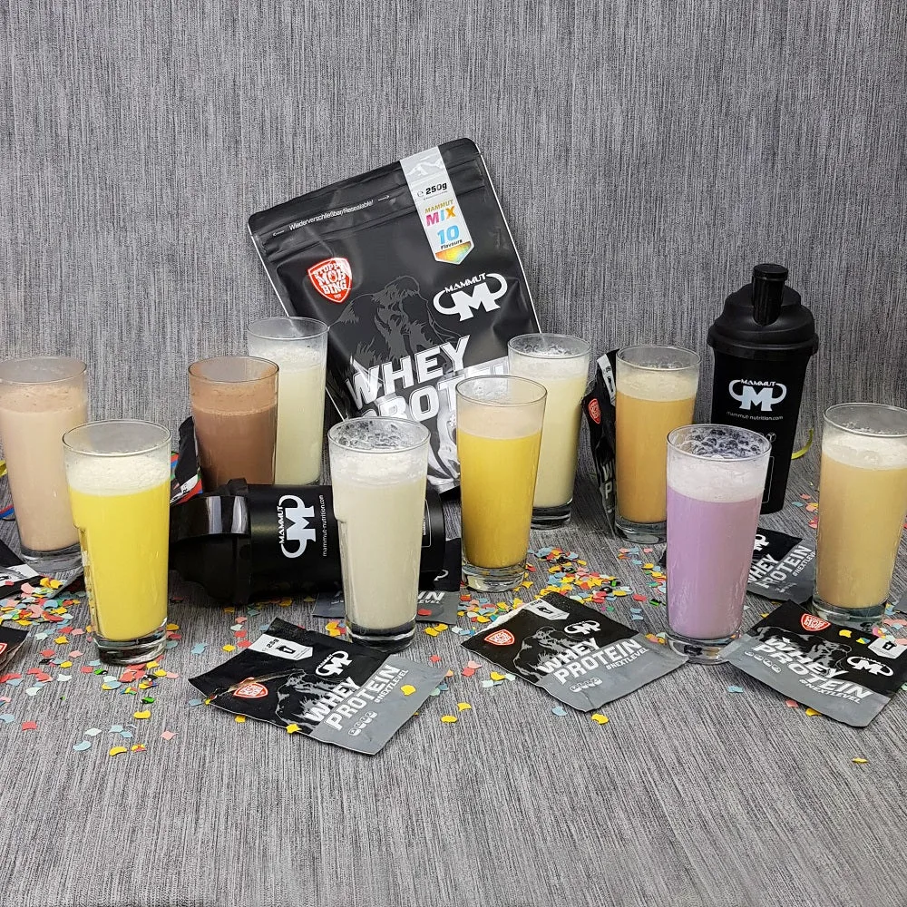 Whey Protein Mixed Beutel - 10 Geschmacksrichtungen (10x25g) – Bild 4