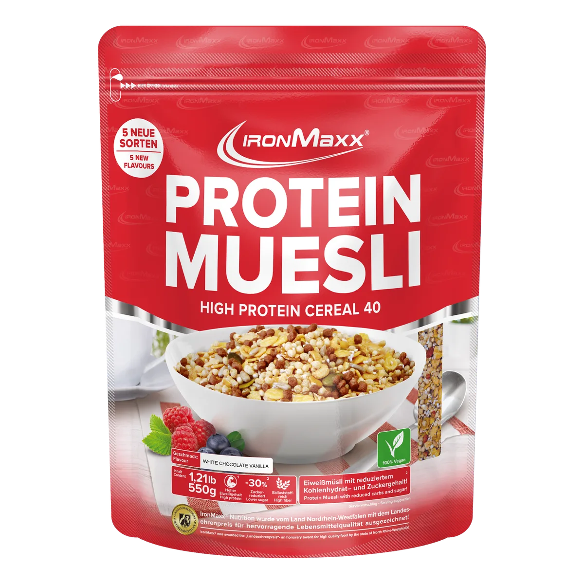 Protein Müsli (550g) - White Chocolate Vanilla
