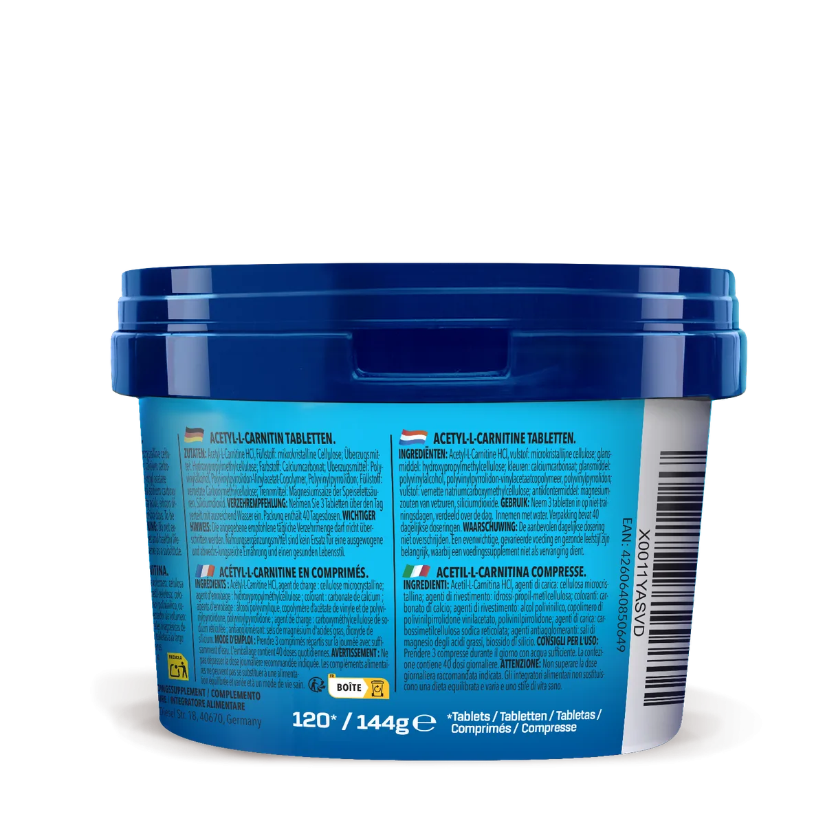 Acetyl L-Carnitine (120 Tabletten) – Bild 3
